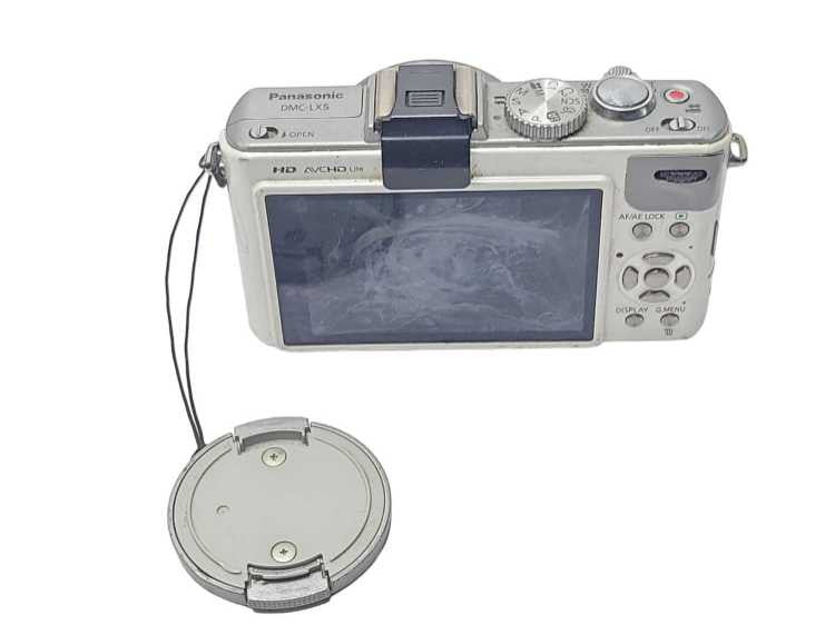 Panasonic Lumix DMC-LX5 10.1MP Camera, No Battery/SD Card, READ _