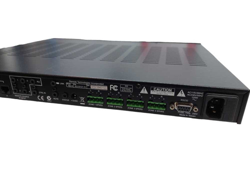 Remote Technologies Incorporated Audio Distribution System Model: AD-4 =