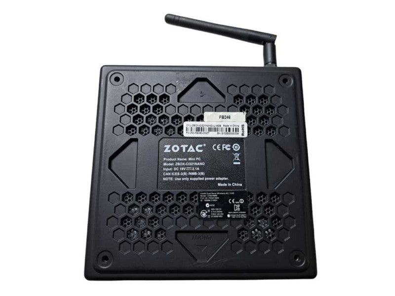 Zotac Zbox CI323 Nano Mini PC | Intel Celeron 2961y @ 1.1GHz 8GB RAM 32GB SSD )