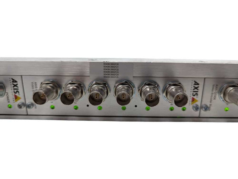 AXIS 291 1 U Video Rack with 3x Q7406 Video Encoder Blade plz READ  Q-