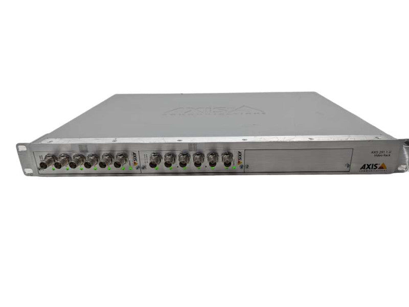 AXIS 291 1 U Video Rack with 2x Q7406 Video Encoder Blade plz READ -
