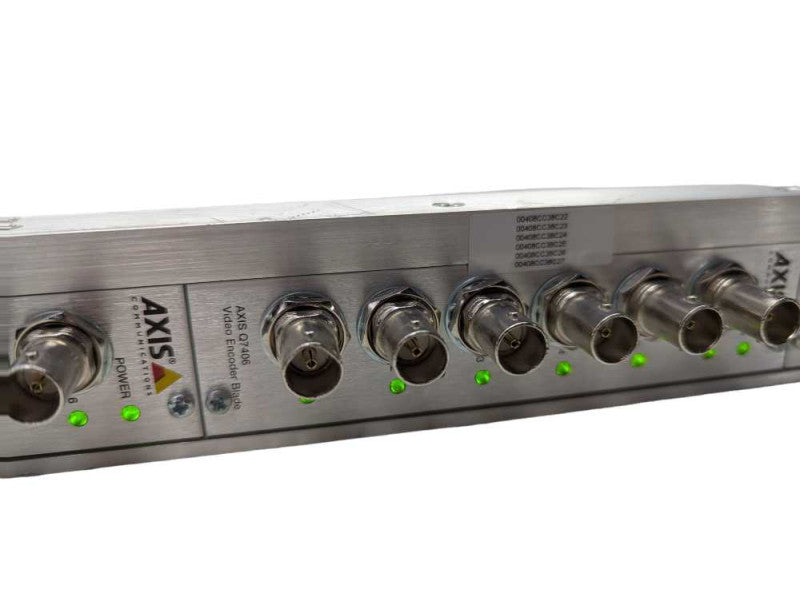 AXIS 291 1 U Video Rack with 2x Q7406 Video Encoder Blade plz READ -