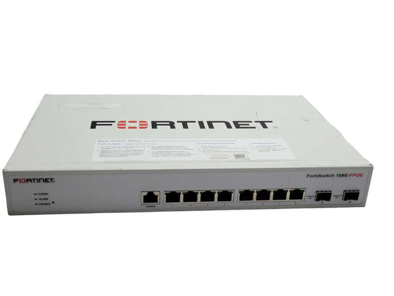 Fortigate FortiSwitch-108E-FPOE Switch, READ _