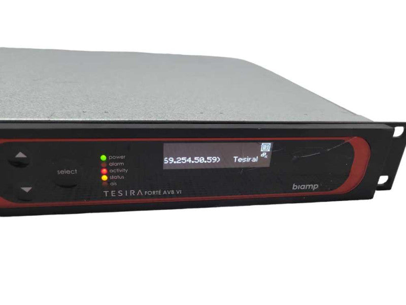 BIAMP Systems Tesira Forte AVB VI Digital Audio Mixer, Read _