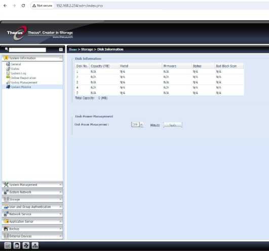 Thecus N5200xxx 5 Bay 3.5\\" Storage Pro NAS Server, No HDDs, READ