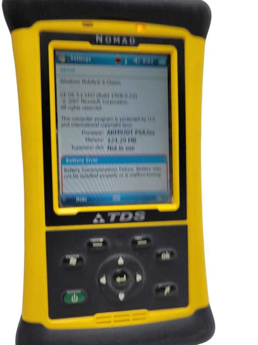 NOMAD TDS DATA COLECTOR EGL-MYPHEDB2, READ _