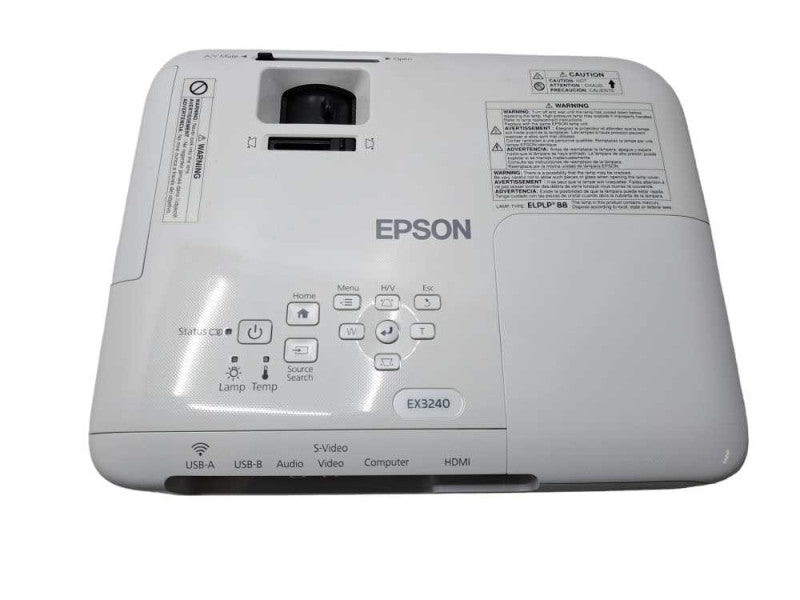 Epson EX3240 H719A | 3LCD 3000 Lumens Projector | 119 Lamp Hours + Bag )