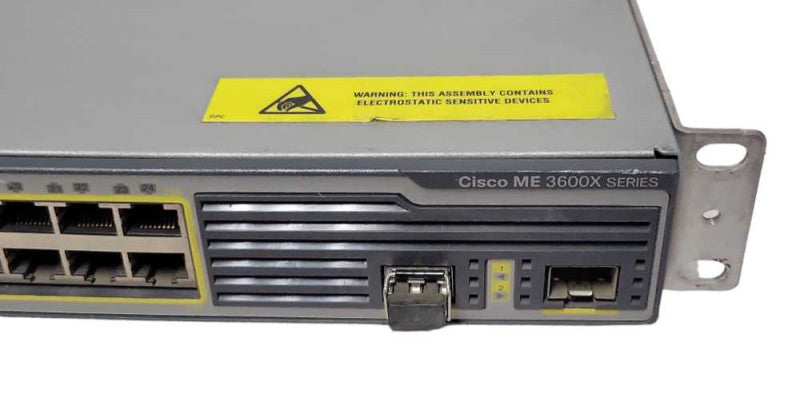 Cisco ME 3600X-24TS-M Ethernet Switch Metro IP Access, 1x PSU _