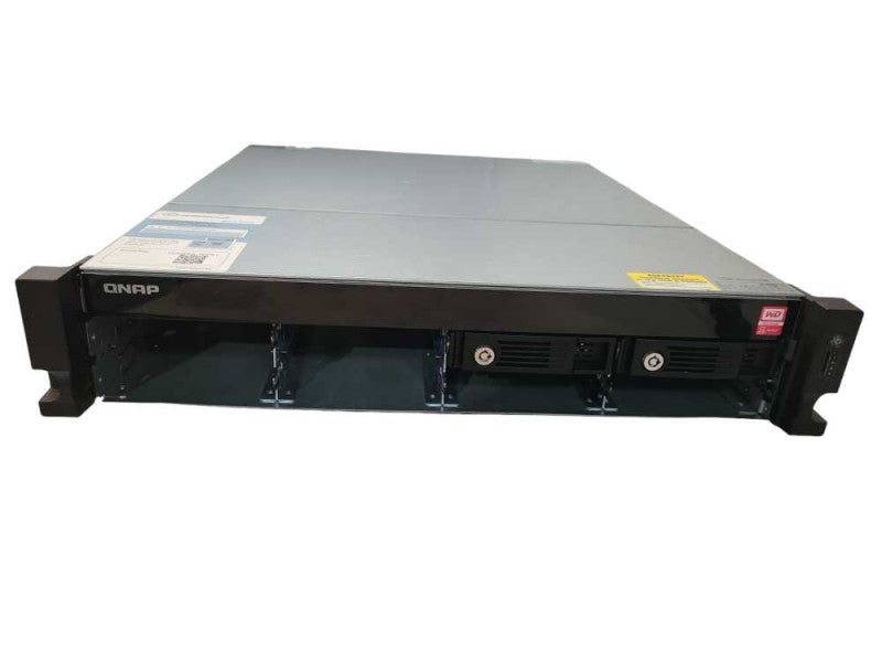 QNAP TVS-871U-RP 8x SATA NAS Rack Mount Network Attached Storage Array 2x 4TB !