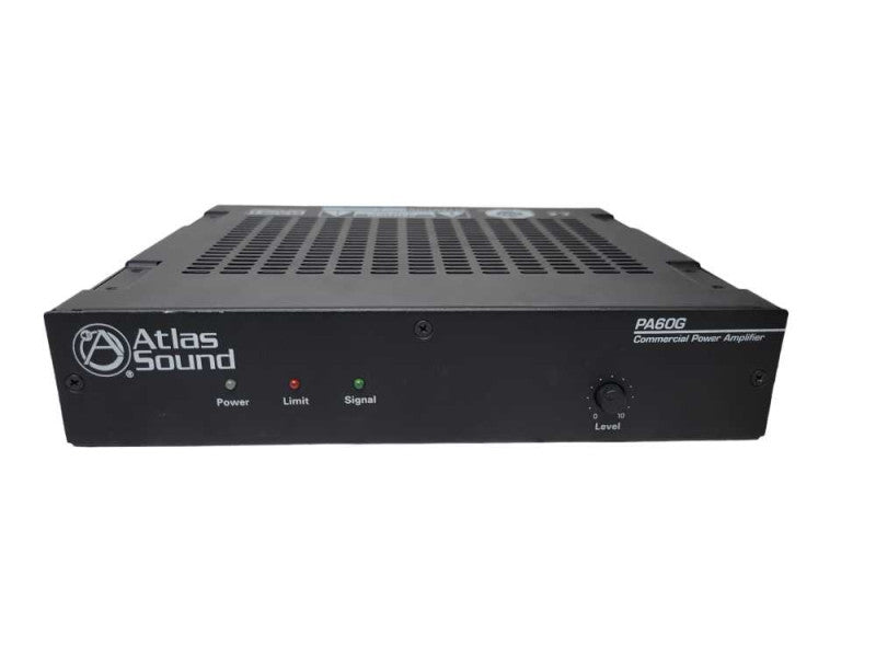 Atlas Sound PA60G Commercial Power Amplifier with Power Cord %