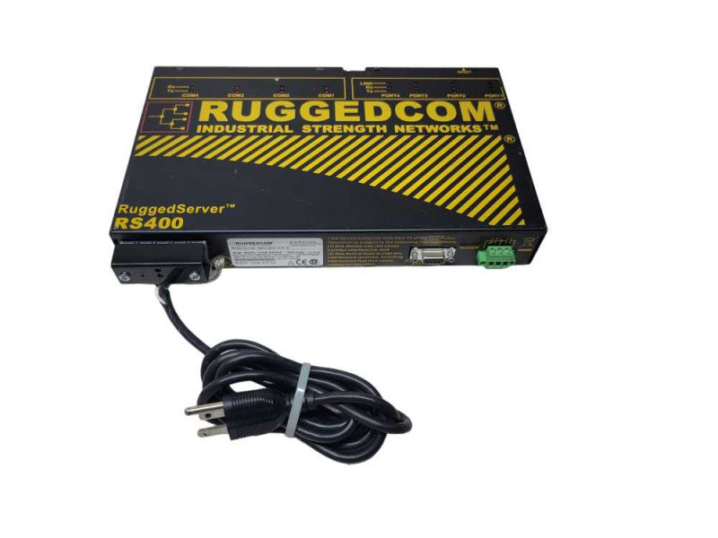 Ruggedcom RS400 Ethernet Converter Rugged Server RS400-48-R-TXTX-3D %