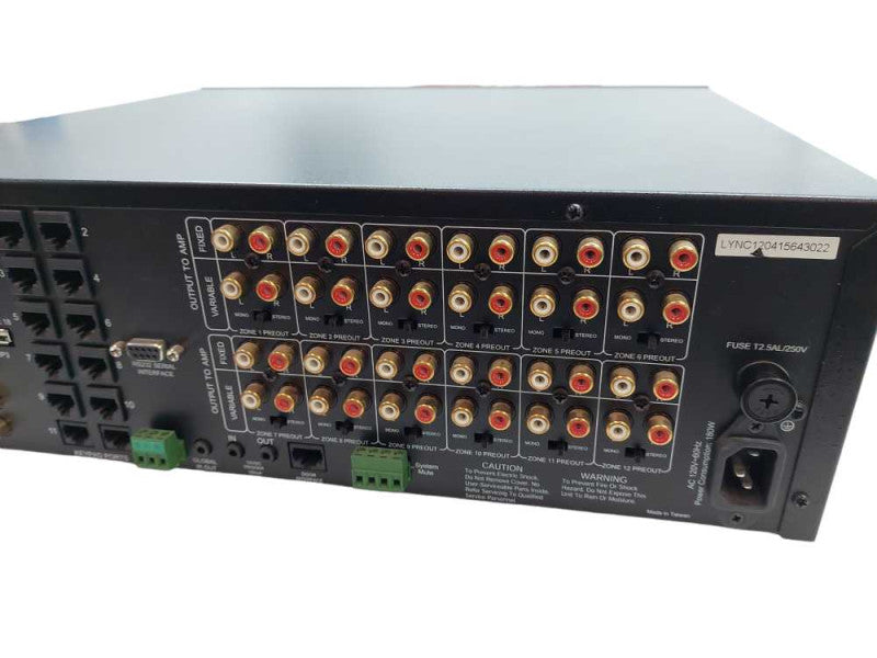 HTD Lync12 Central Controller Whole House Distributed Audio  =