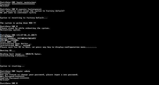 Fortinet FortiGate 30E | Network Security Firewall | Factory Reset | FG-30E  )