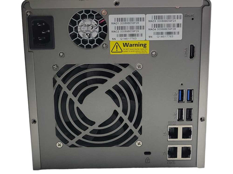 QNAP TS-453 Pro 4-Bay NAS with 2x HDD Trays, READ _
