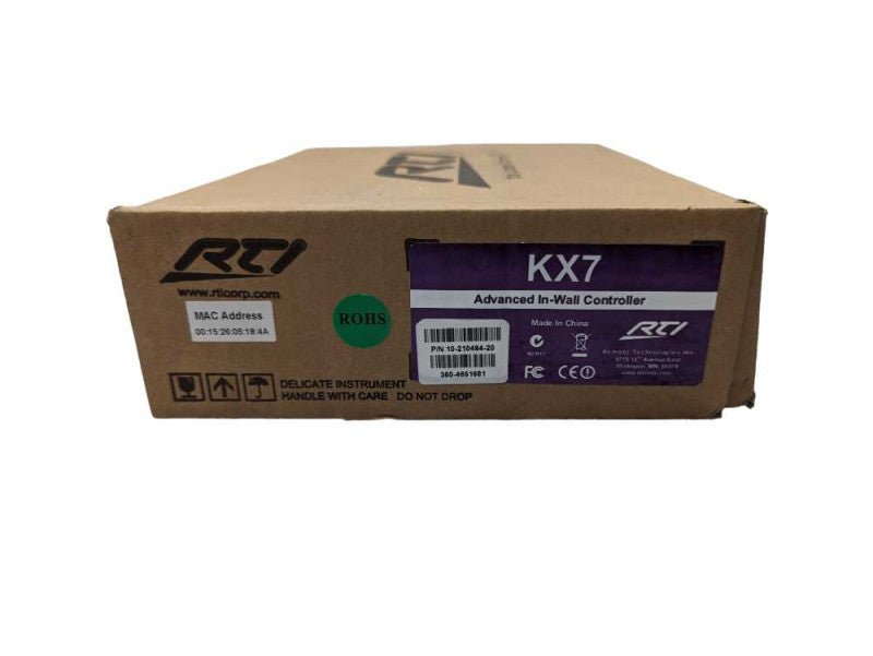 KTI KX7 7 inch In-Wall Touchpanel -