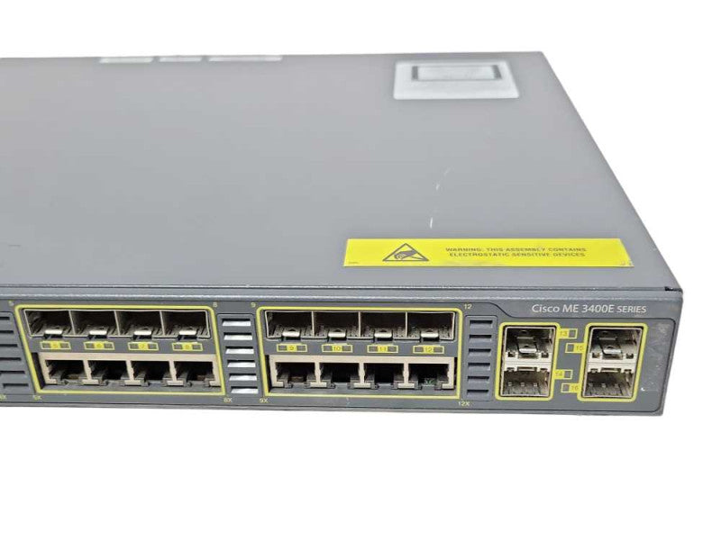 Cisco ME-3400EG-12CS-M 12-Port Gigabit SFP Ethernet Access Switch Q_