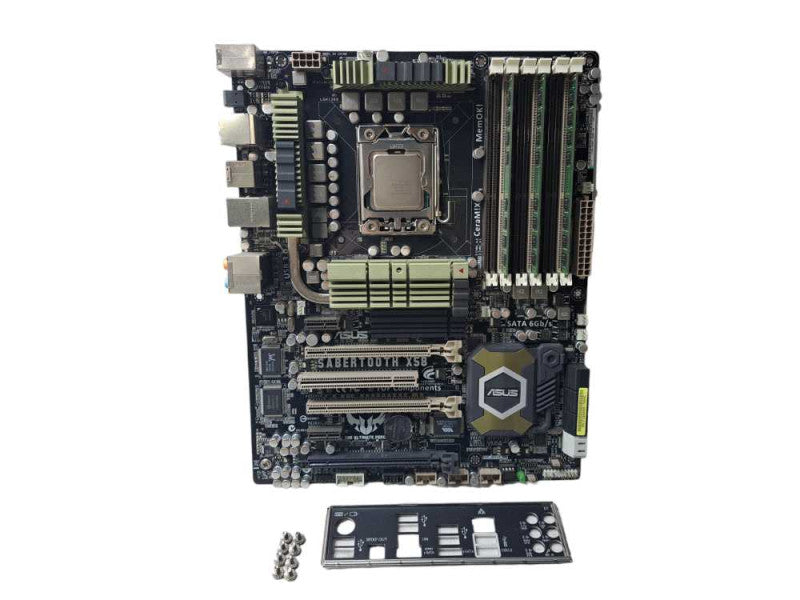 Asus Sabertooth X58 LGA1366 Motherboard + i7-960 CPU 12GB DDR3 & I/O Shield )