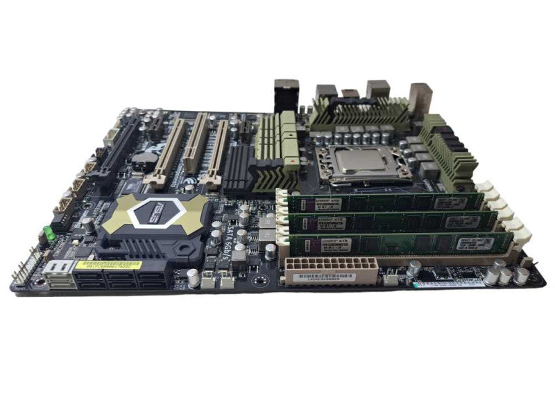 Asus Sabertooth X58 LGA1366 Motherboard + i7-960 CPU 12GB DDR3 & I/O Shield )