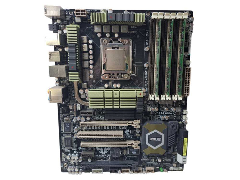 Asus Sabertooth X58 LGA1366 Motherboard + i7-960 CPU 12GB DDR3 & I/O Shield )