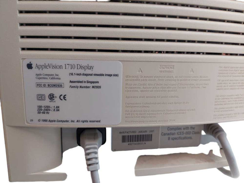 AppleVision CRT 16.1\\" Display Monitor  â