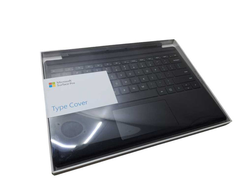 New | Microsoft Surface Pro Type Cover Keyboard - Black | Model 1725 Q)