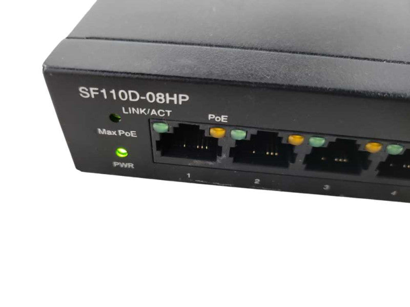 Cisco Desktop Switch SF110D-08HP 8 Port PoE !