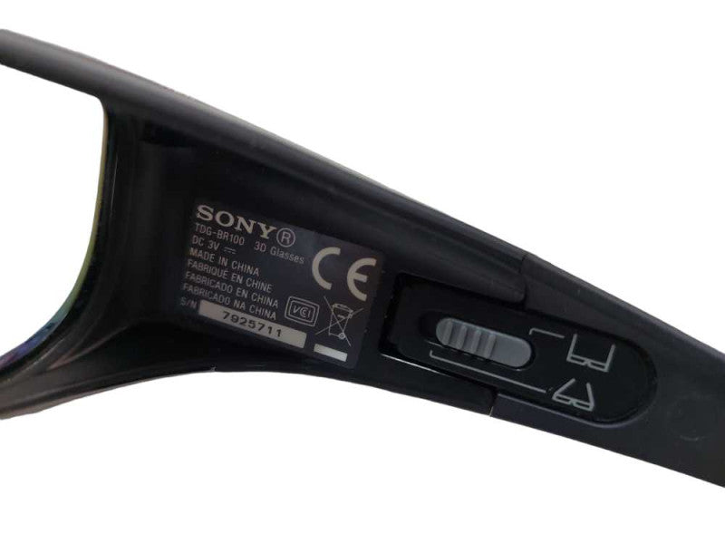 Sony 3D Glasses Model: TDG-BR100 Battery:CR2032 =