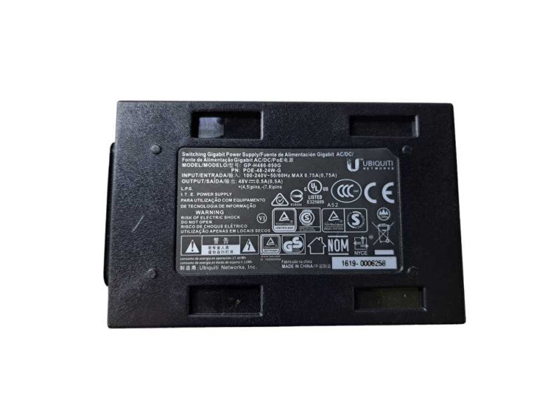 Ubiquiti Networks 48V PoE Adapter | POE-48-24W-G Gigabit Port )