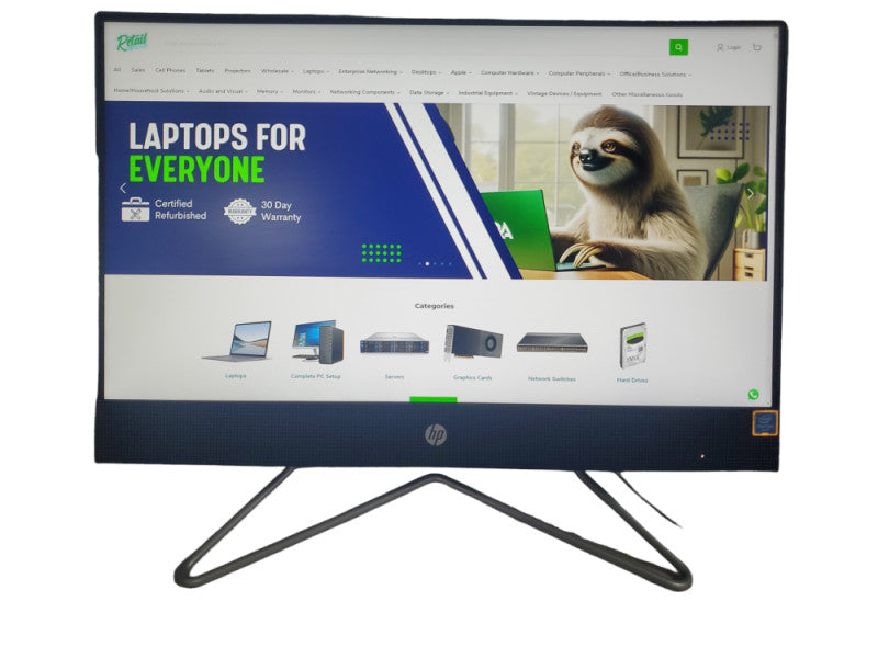 HP 22-df0429 22\\" AiO Pentium Gold 3.4GHz 8GB RAM 1TB HDD Q|
