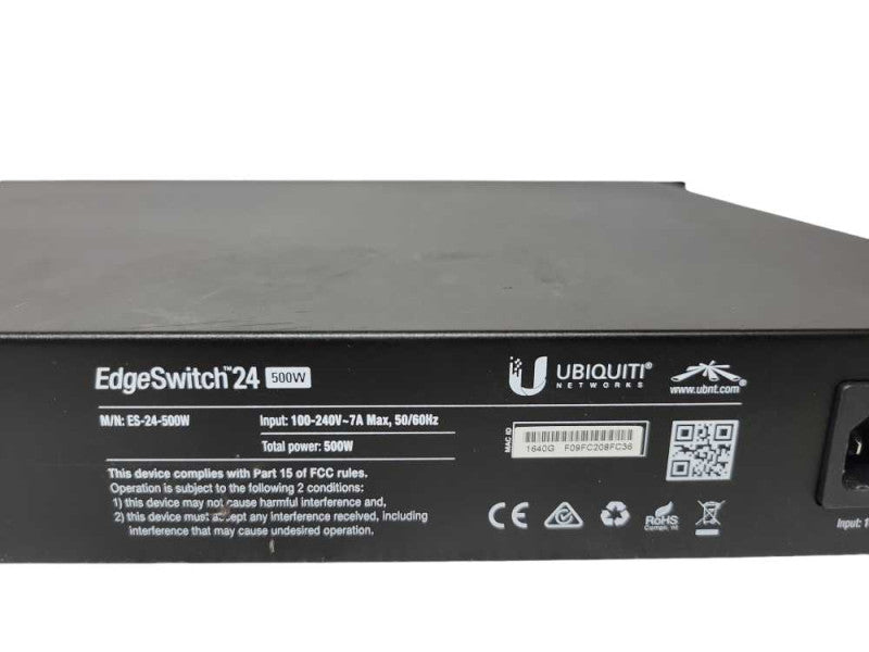 Ubiquity UniFi EdgeSwitch 24 500W (ES-25-500W) %