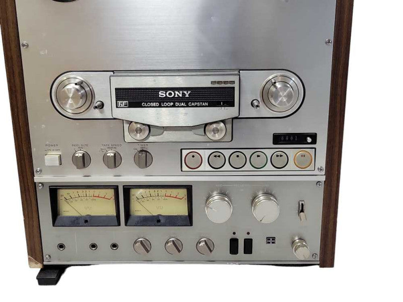 Sony Closed loop dual Capstan tapecorder TC-766-2, READ _