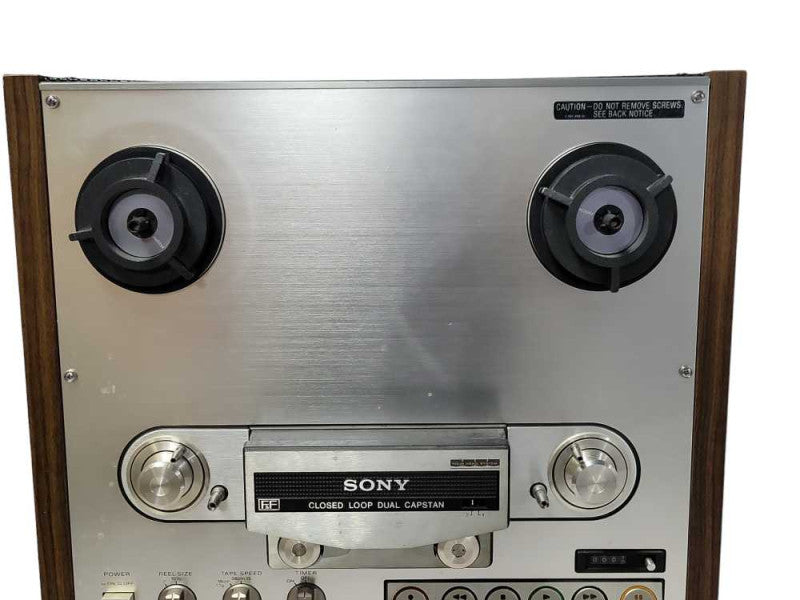 Sony Closed loop dual Capstan tapecorder TC-766-2, READ _