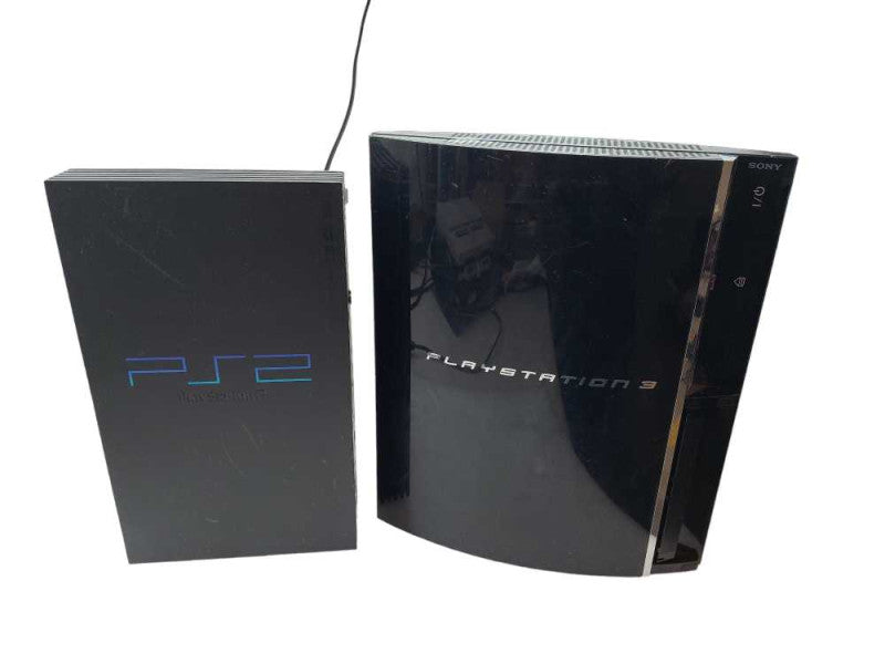 Bundle of 2 Sony Playstations 2&3 (2 SCPH-39001 & 3 CECHE01) , Consoles Only  â