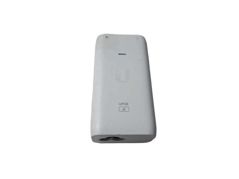 Ubiquiti Networks U-POE-AF 48VDC 15W Gigabit PoE Injector - White )