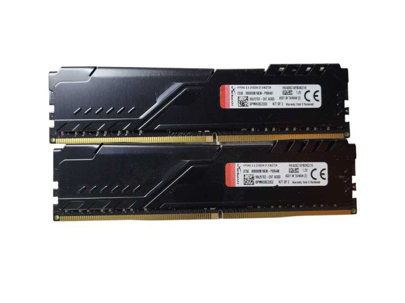 Kingston HyperX Fury 16GB (2x8GB) DDR4 2666 desktop Ram HX426C16FB3K2/16 $