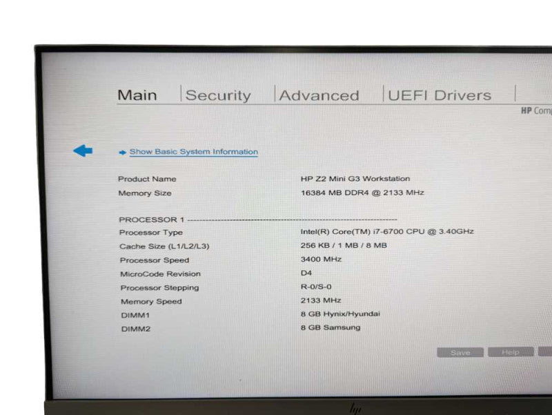 HP Z2  Mini G3 Workstation i7-6700 16GB RAM plz READ  -