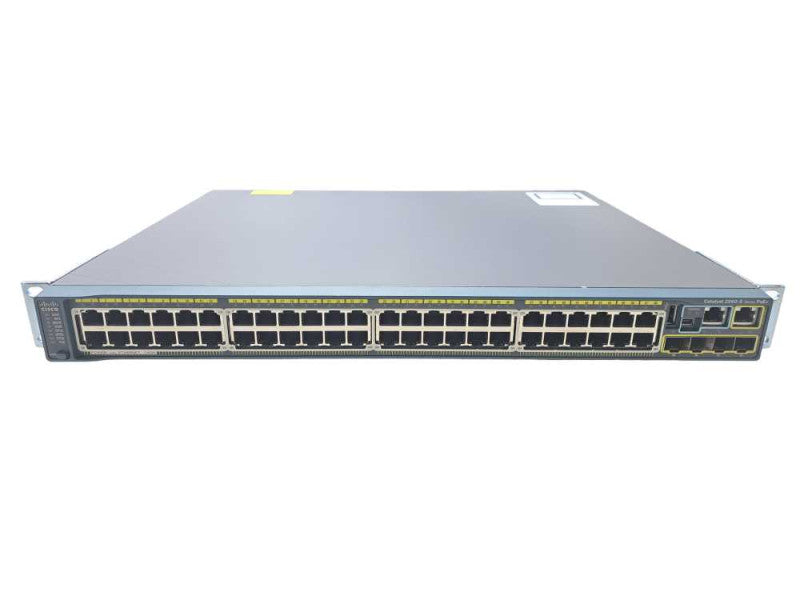 Cisco WS-C2960S-48FPS-L V04 | 48 Port Gigabit PoE+ 740W Switch + Stack Mod )