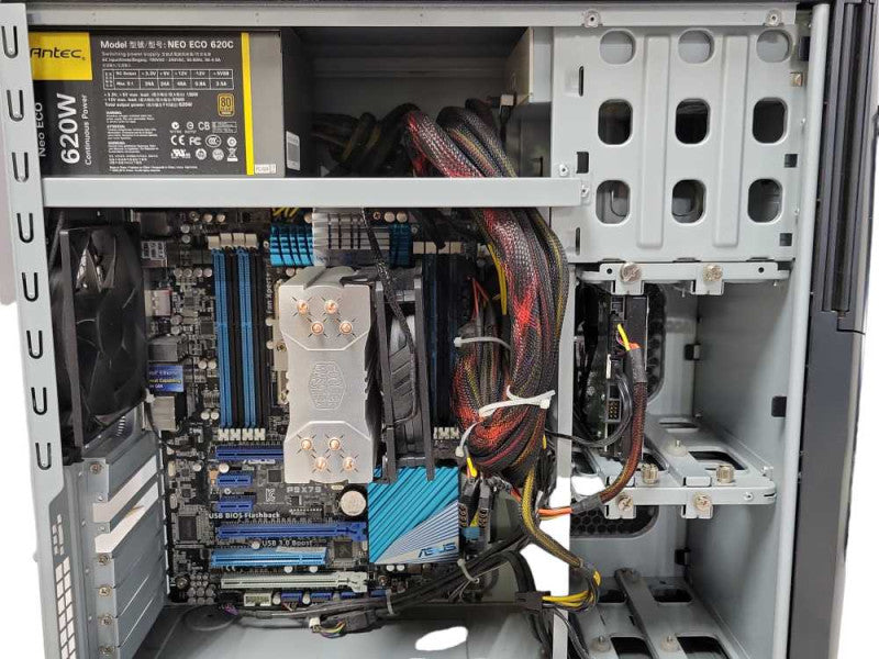 Custom/Asus P9X79, Core I7-4960X 3.6GHz, 16GB RAM, 1TB HDD, 620 Watt PSU _