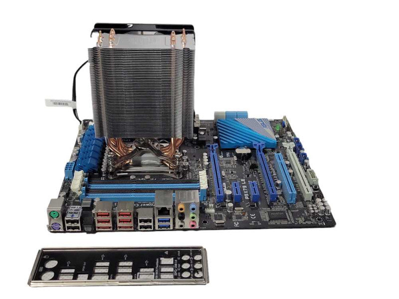 Asus P9X79 LE Board with Core I7-4960X CPU 16GB RAM, I/O Back Cover _