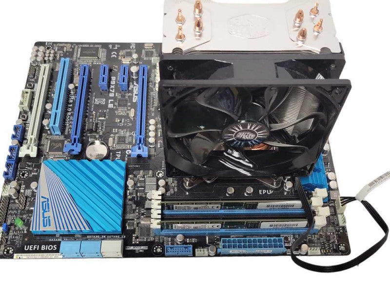 Asus P9X79 LE Board with Core I7-4960X CPU 16GB RAM, I/O Back Cover _