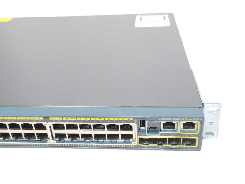 Cisco 2960-S WS-C2960S-48FPS-L 48-Port PoE+ Managed Gigabit Switch Q_
