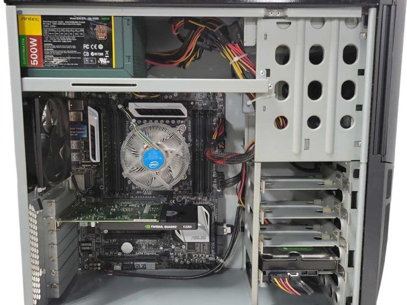 Custom/Asus X99-A/USB3.1 Core I7-5960X 3GHz, 8GB DDR4, 1.5TB HDD Quadro K2200 _