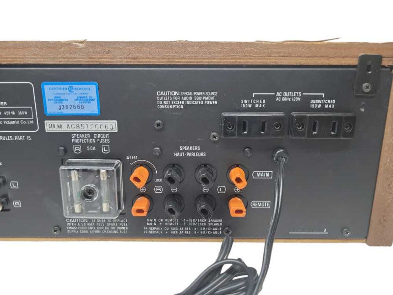 Technics FM/AM STEREO RECEIVER SA-600 %