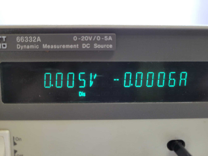 HP 66332A Dynamics Measurement DC Source 0-20V/0-5A %