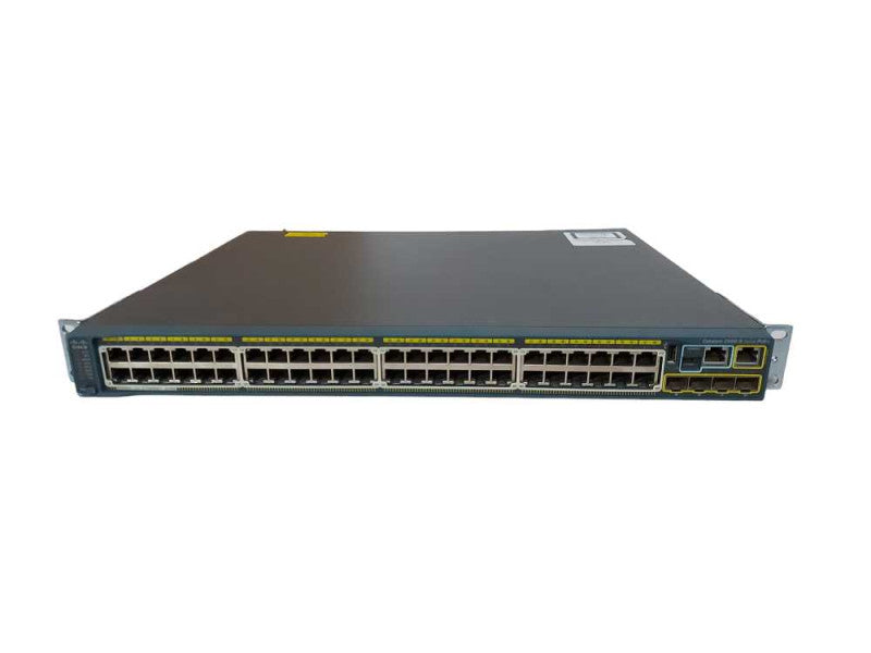Cisco WS-C2960S-48LPS-L, 48-Port Gigabit PoE+ Managed Switch w/ Stack