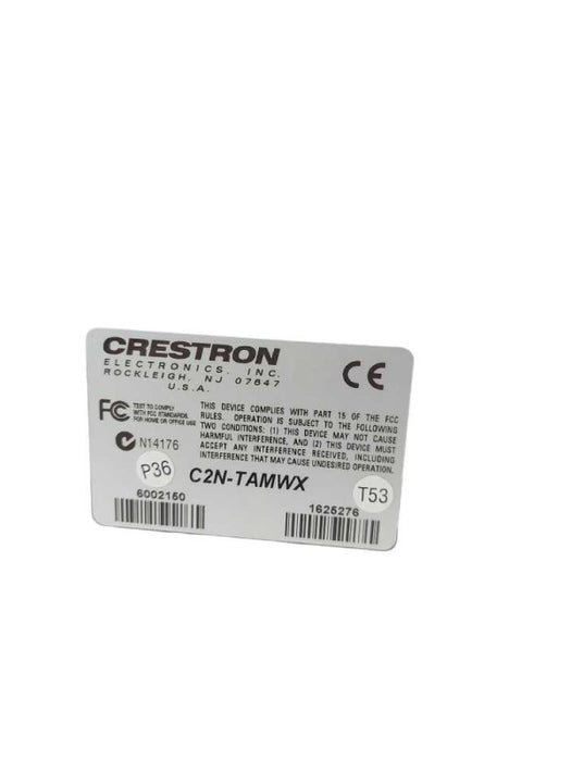 Crestron AM/WX Weather Band Tuner Model: C2N-TAMWX â