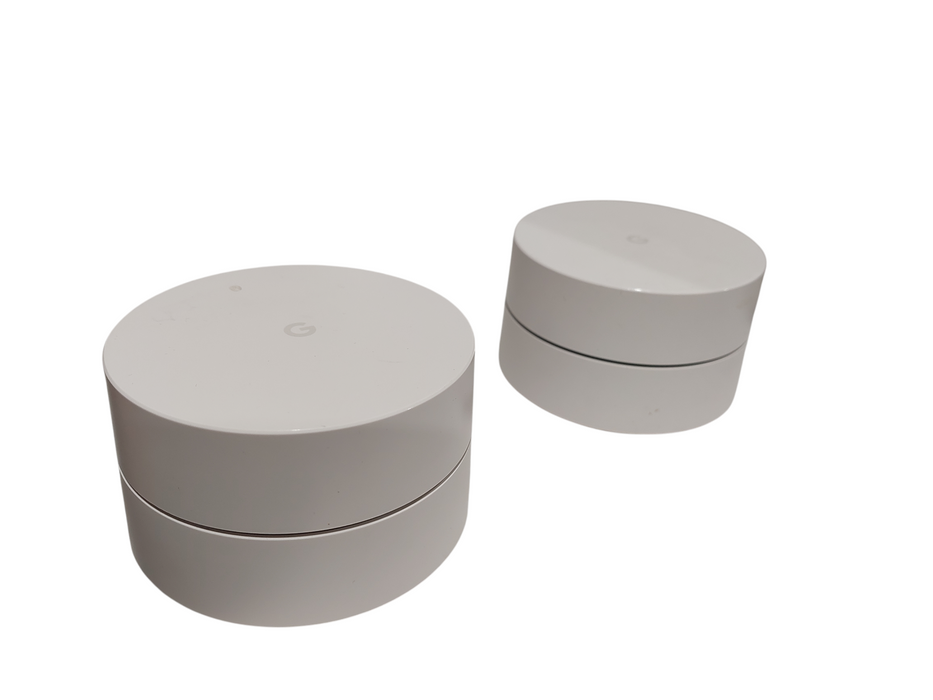 Bundle of 3 Google Wifi Mesh System Router Model: AC-1304  No Adapter =
