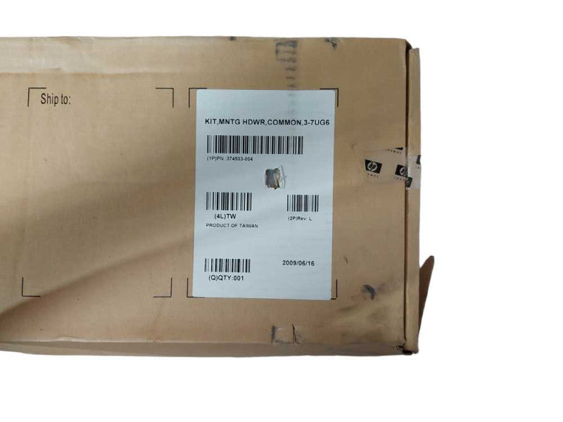 HP 374503-004 Server Rail Rack 3-7UG6, Mounting Hardware Kit