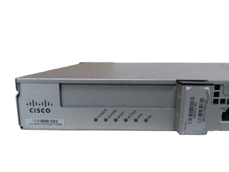 Cisco ASA5512-X Adaptive Security Appliance W/ Security Plus License