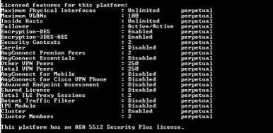 Cisco ASA5512-X Adaptive Security Appliance W/ Security Plus License